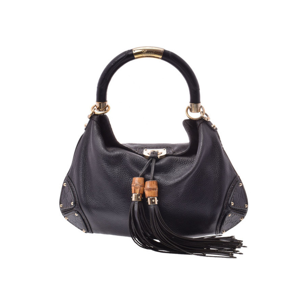 Gucci Bag Indy Strap Black Shoulder GG